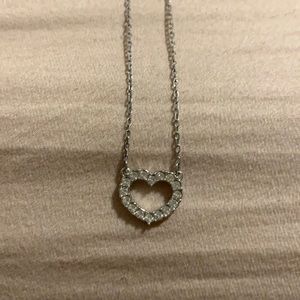 swarovski heart necklace